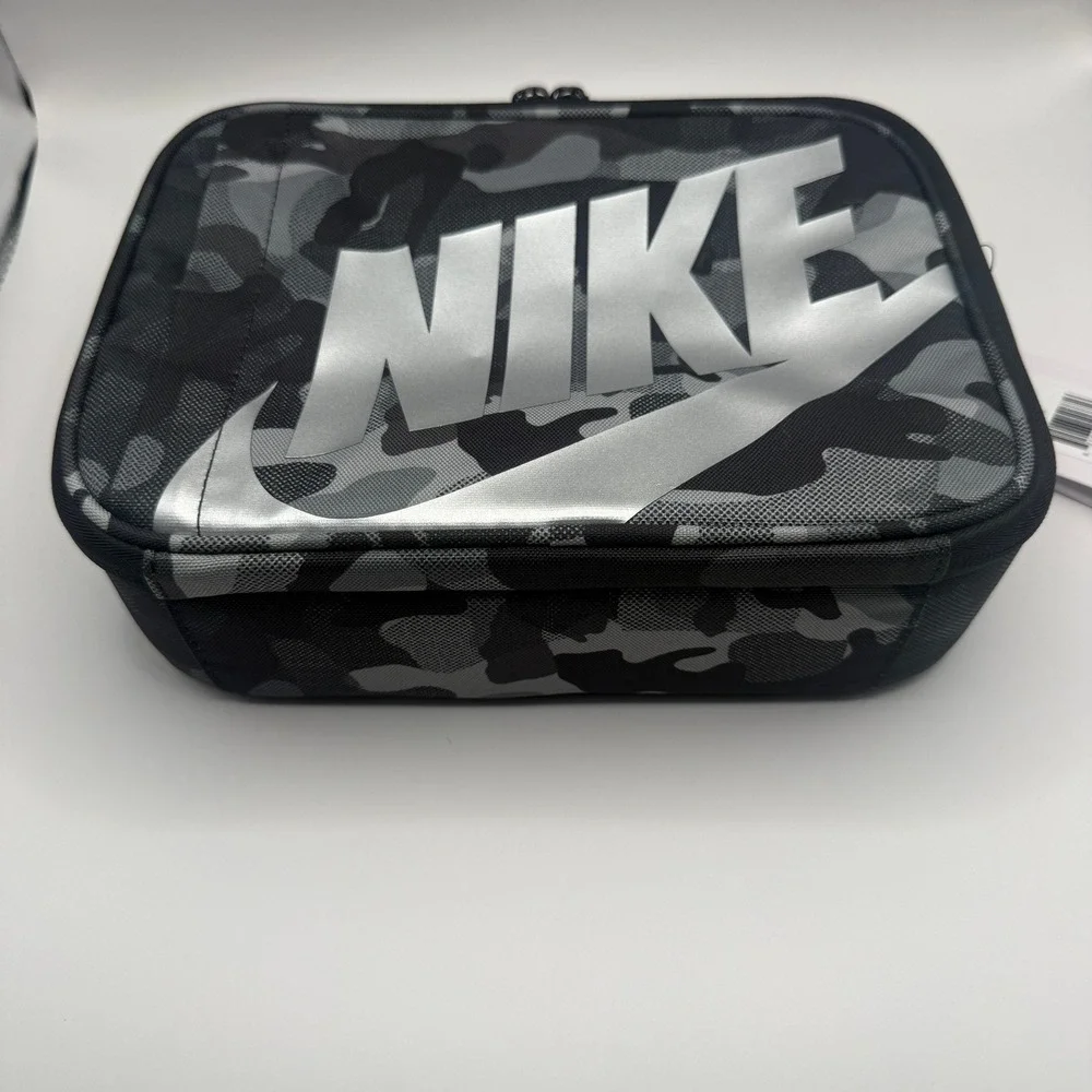 Nike Hard Shell Lunch Box Black Camo 4L Insulated Bag 9A2744-K11 NWT